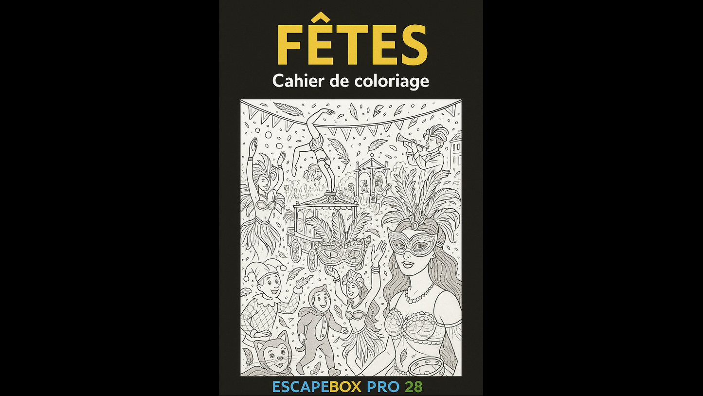 Cahier de coloriage – Fêtes