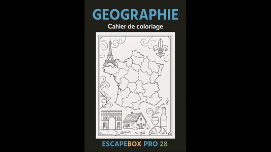 Cahier de coloriage – Géographie
