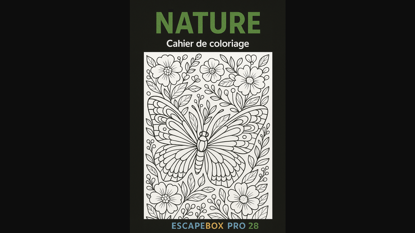 Cahier de coloriage – Nature