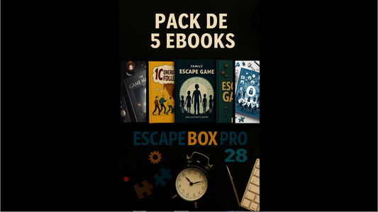 Un pack de 5 Ebooks pour mieux maîtriser les Escape Games