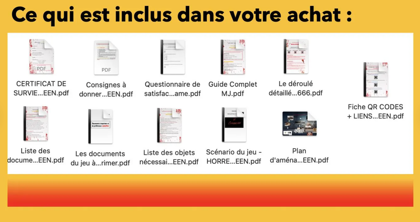 Pack de 5 Escape Games numériques