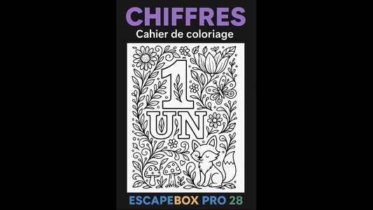 Cahier de coloriage – Chiffres